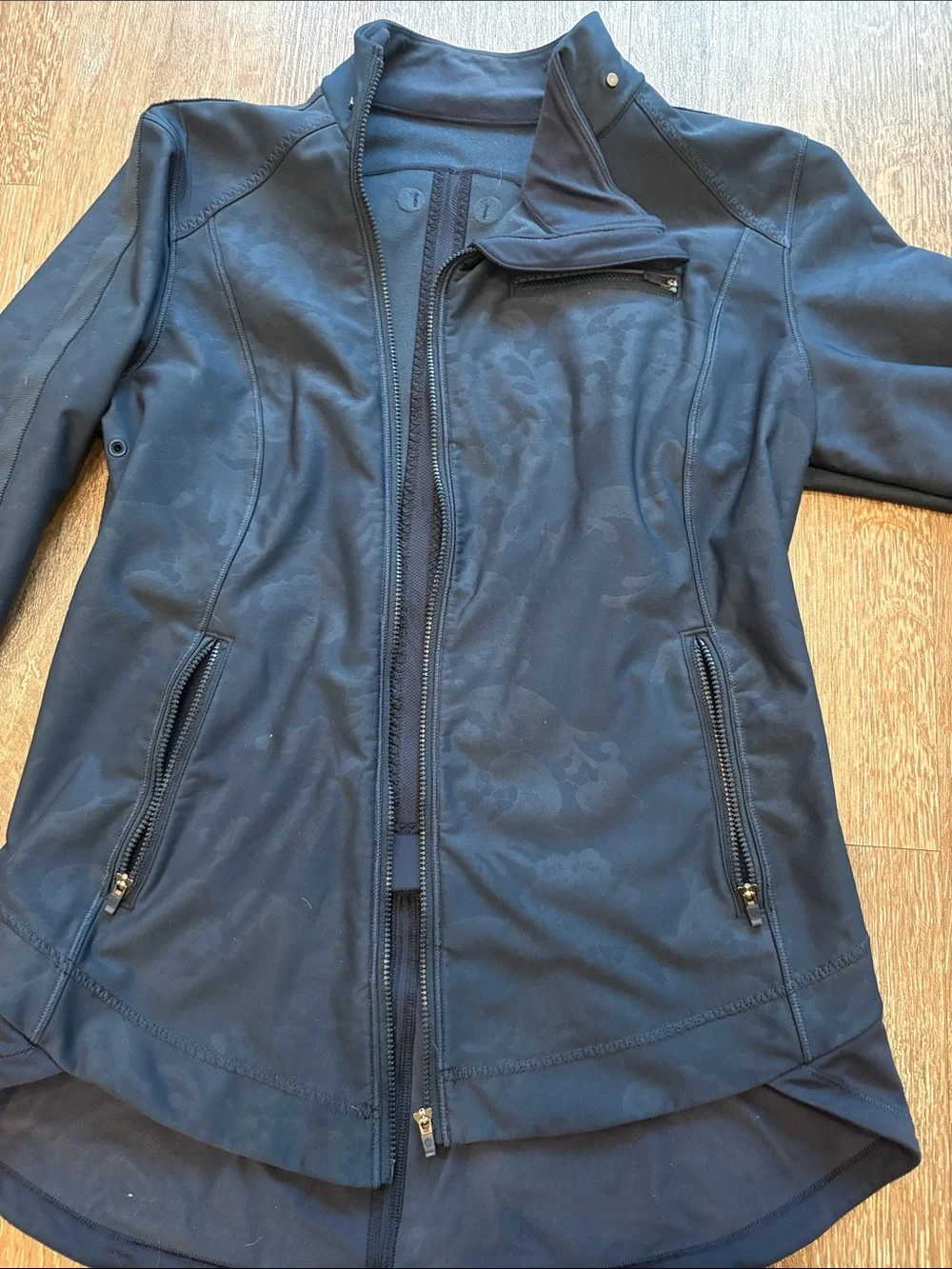 lululemon athletica Navy Lightweight Bomber Jacket